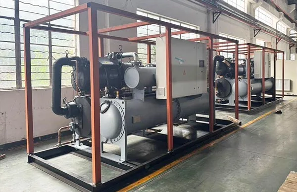 Started producing water-cooled screw chiller and large commerical A/C